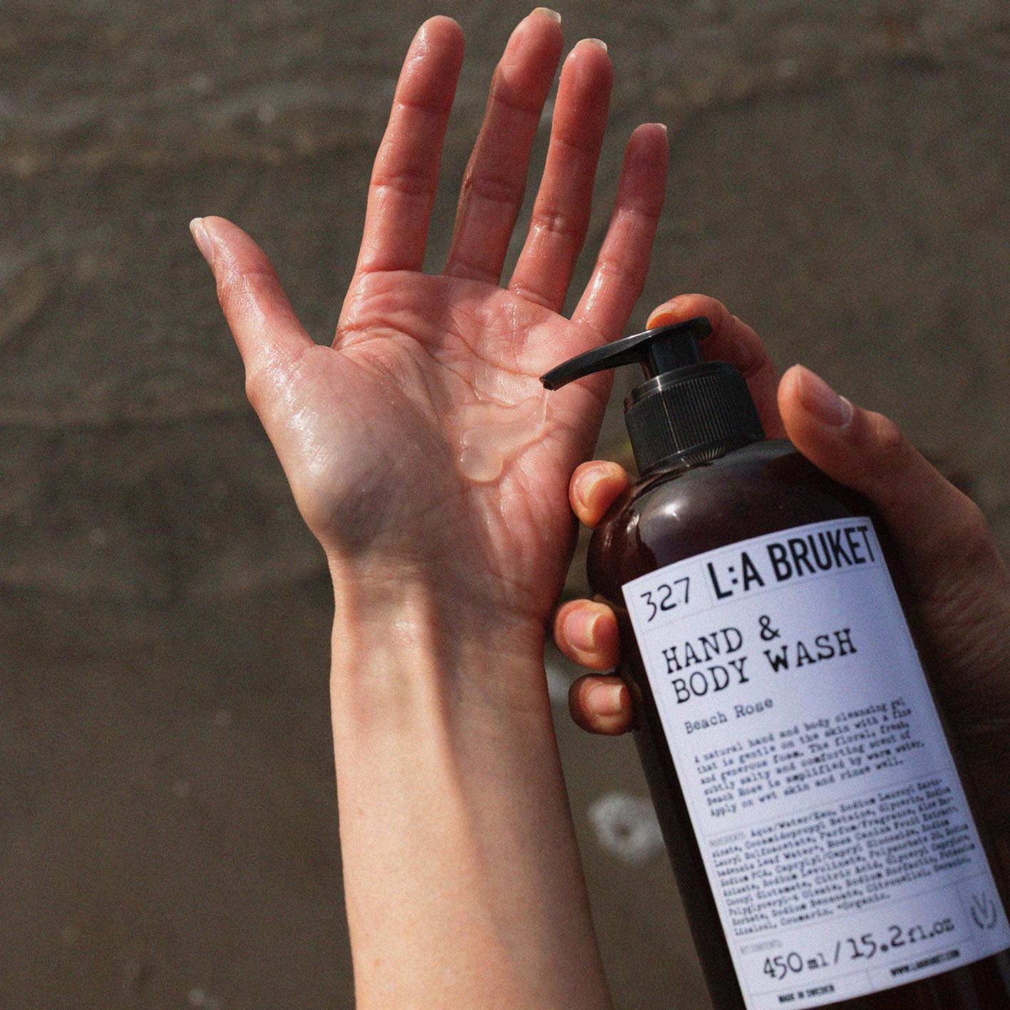 327 Hand & Body Wash Beach Rose - L:A Bruket - Image 2