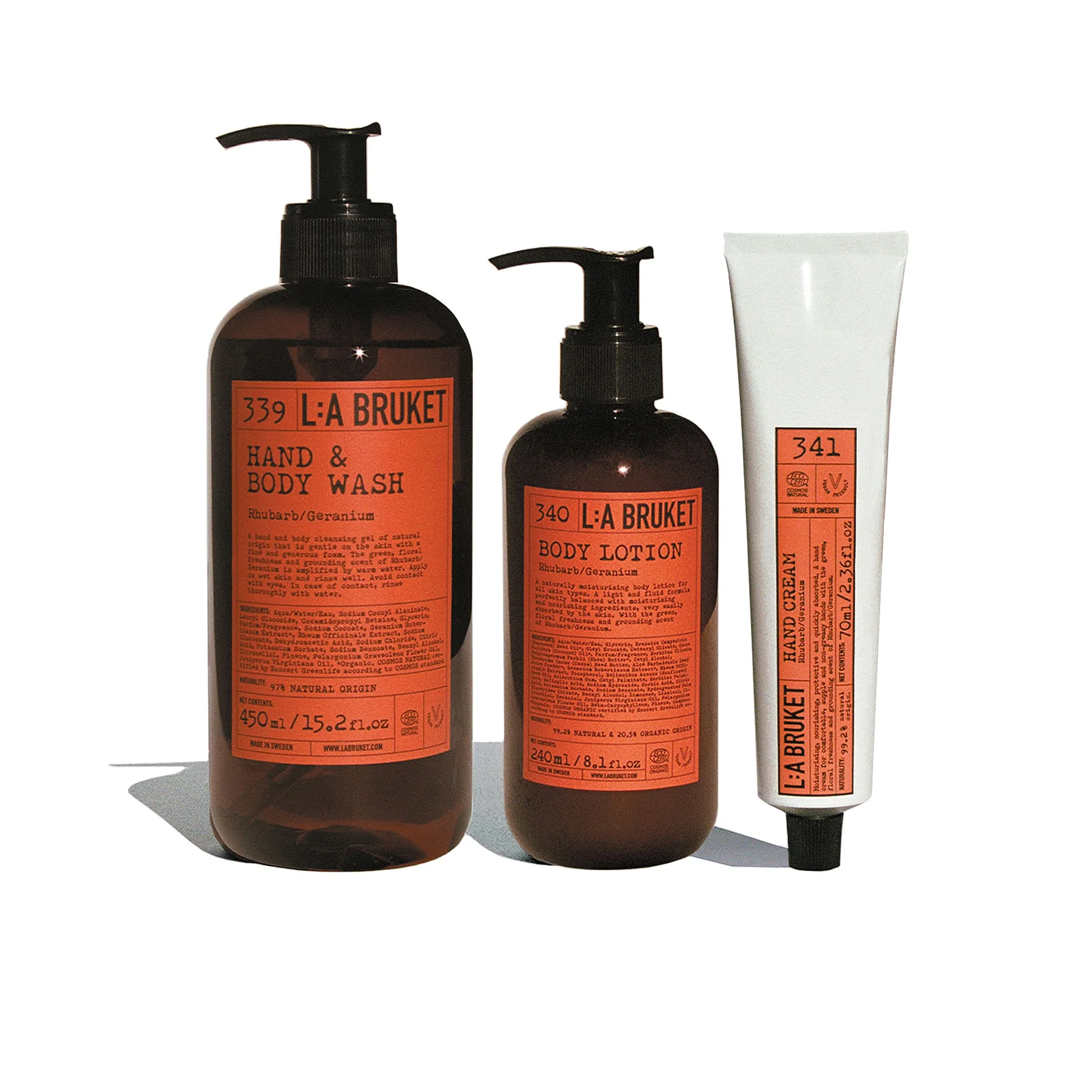 339 Hand & Body Wash Rhubarb | Geranium - L:A Bruket - Image 4
