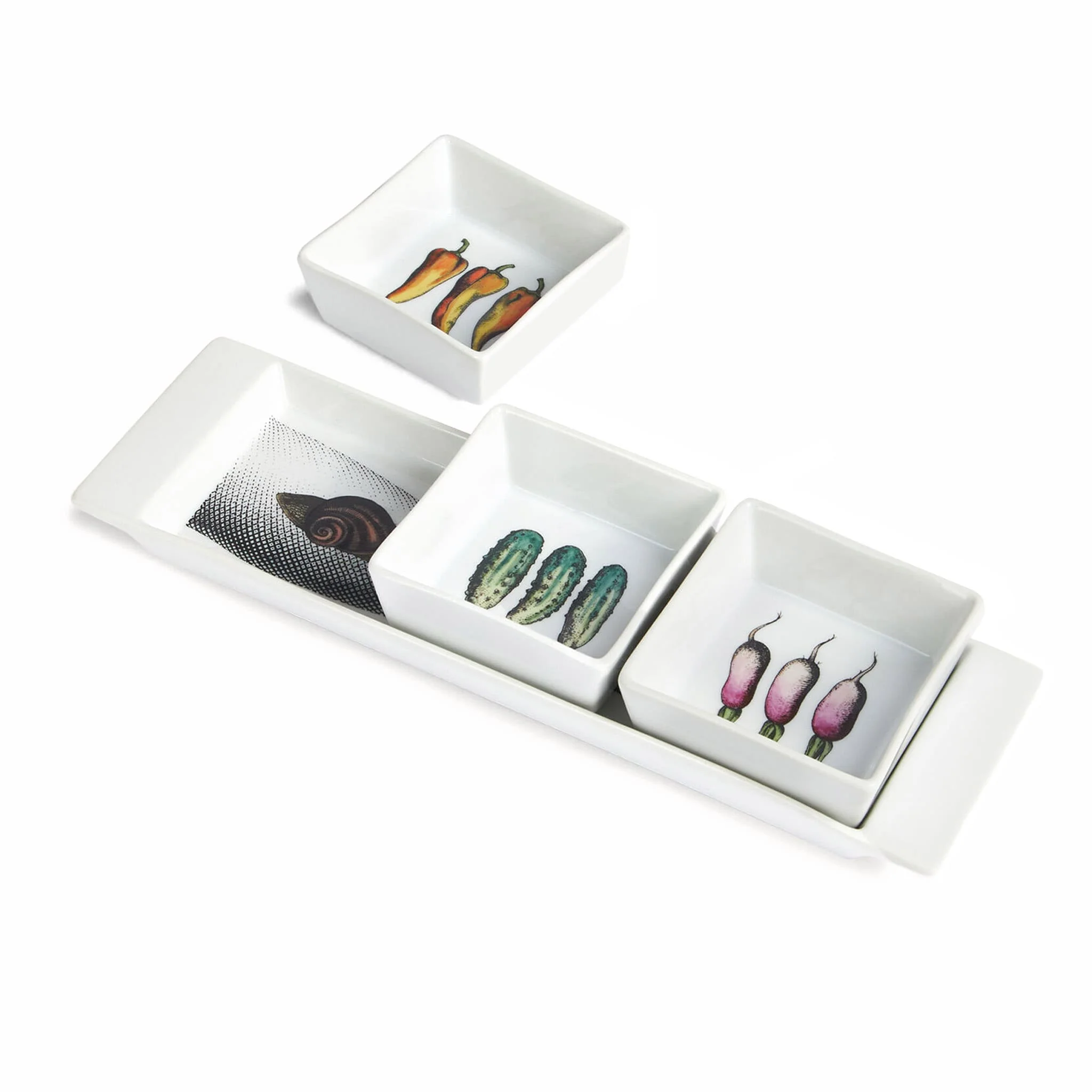 Antipastiera Mano e Verdura - Fornasetti - Image 3