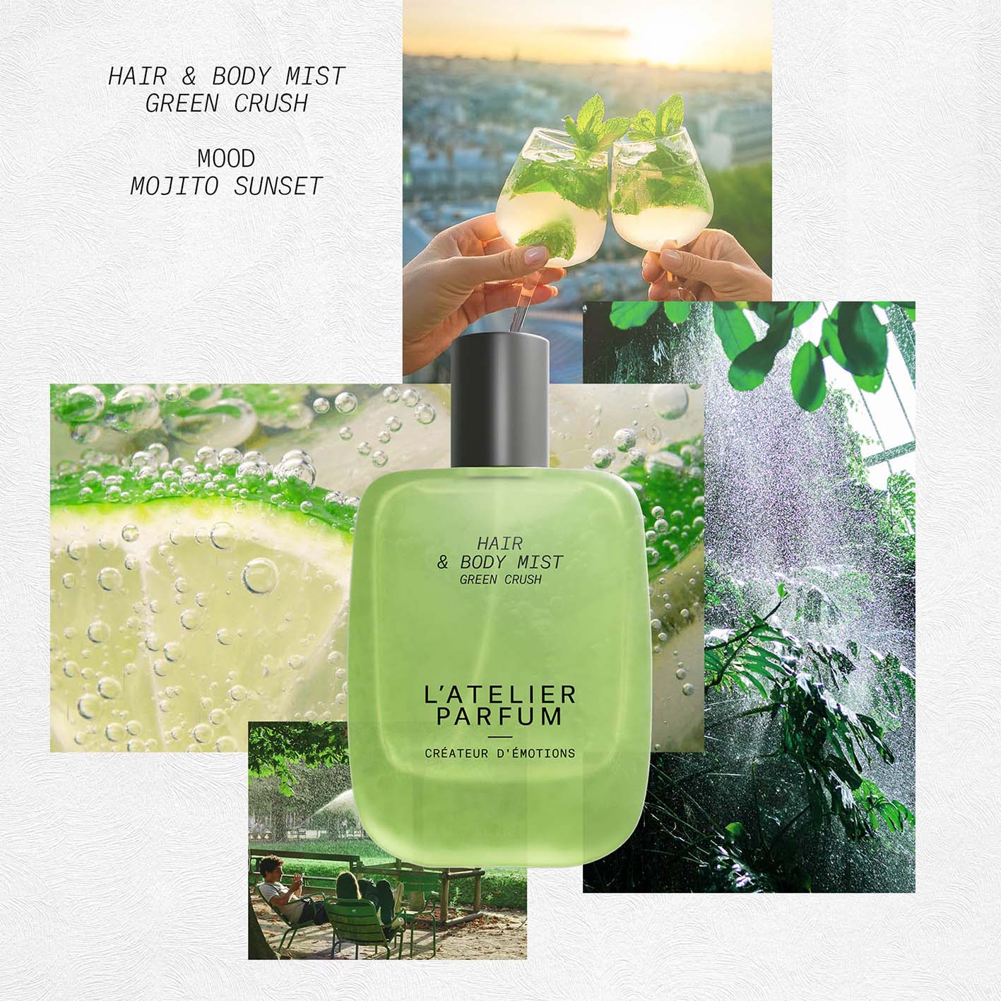 Green Crush Hair and Body Mist - L'Atelier Parfum - Image 2