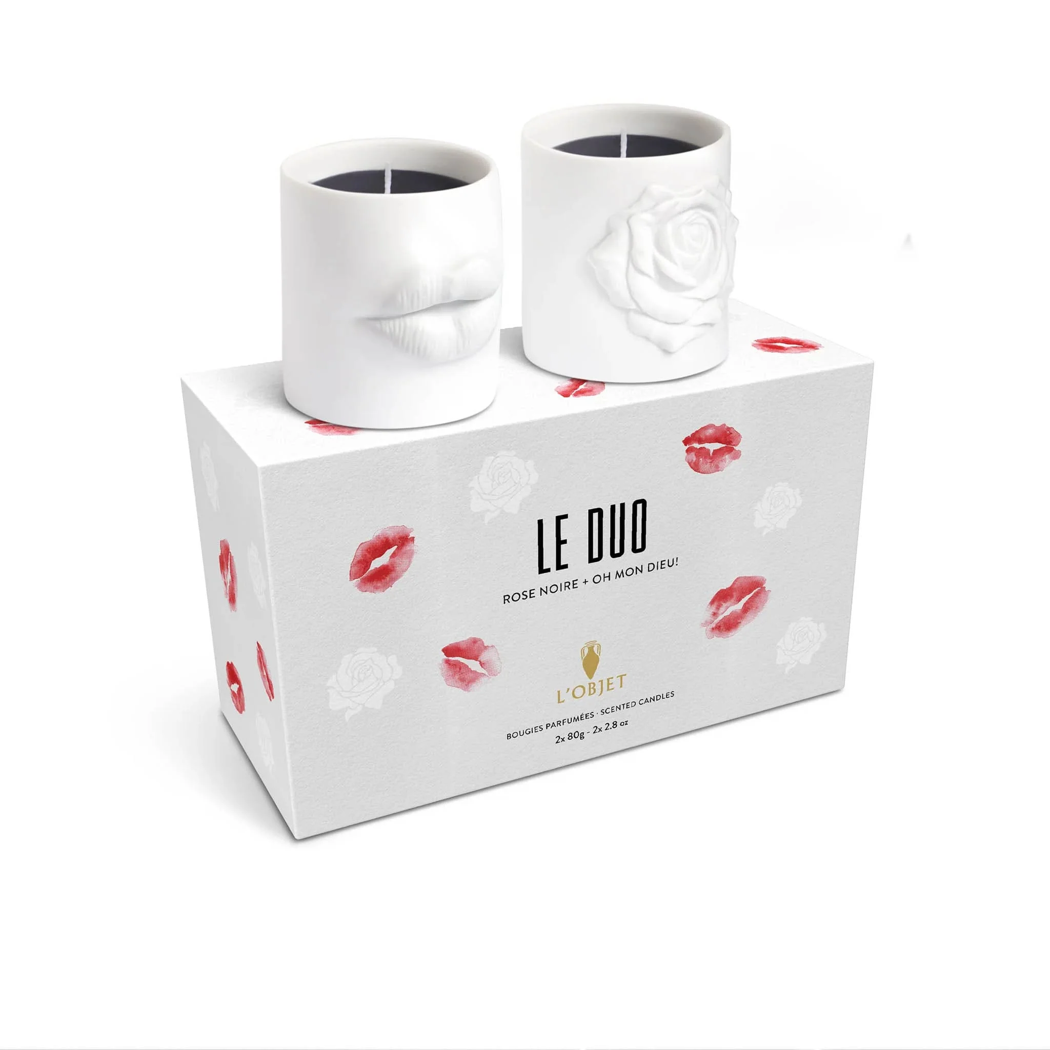 Le Duo Oh Mon Dieu! + Rose Noire Candles - L'Objet