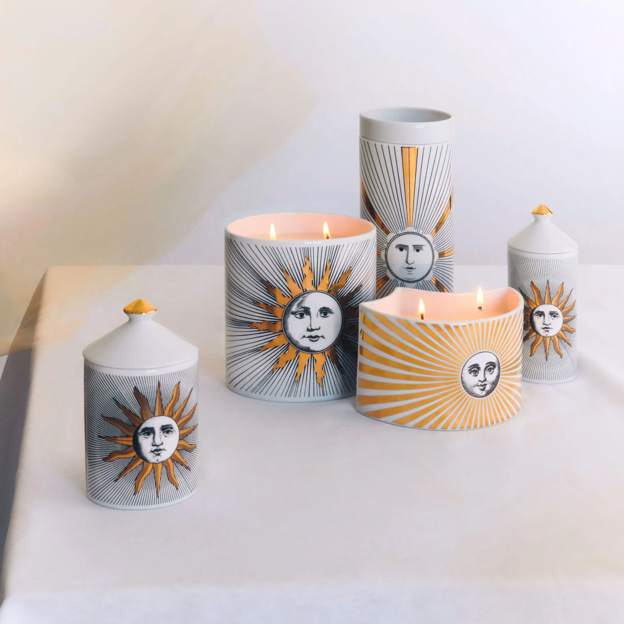 NEL MENTRE Candela Profumata Grande Soli - Fragranza Immaginazione - Fornasetti - Image 4