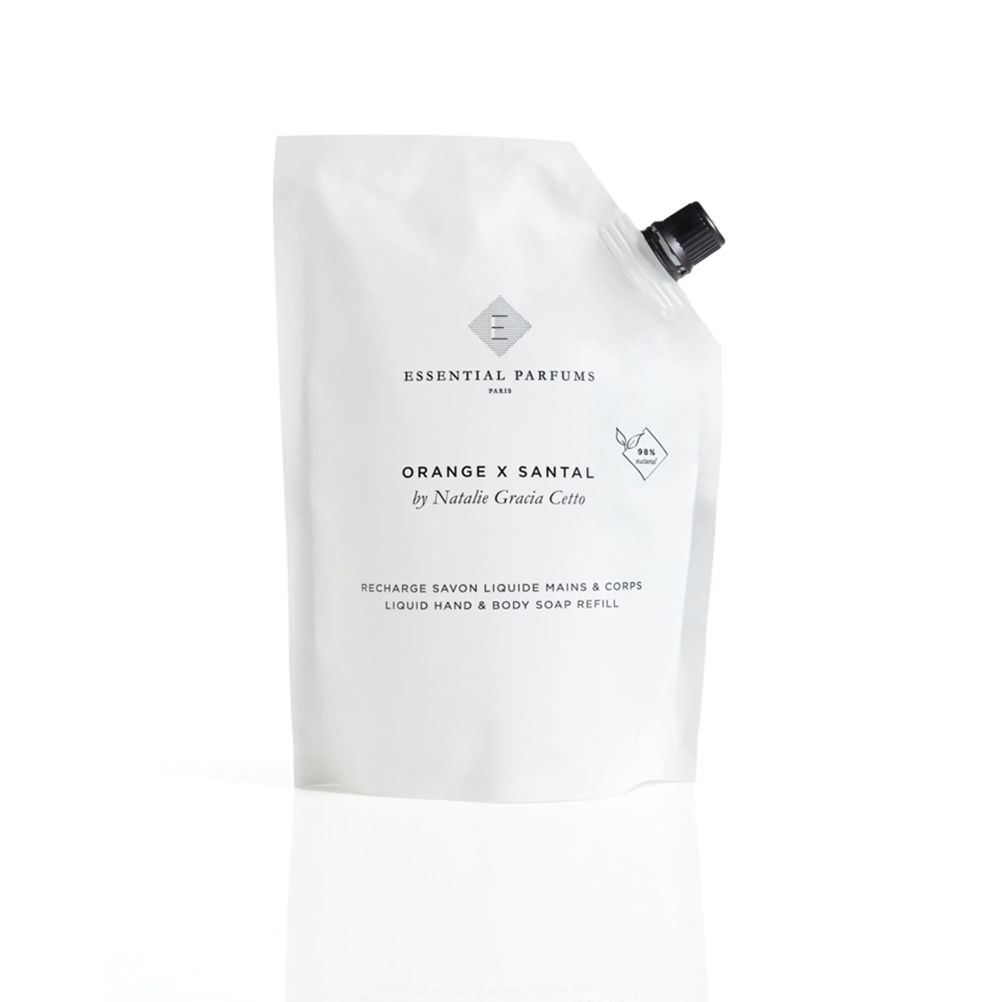 Orange X Santal Sapone Liquido Corpo e Mani - Essential Parfums - Image 3