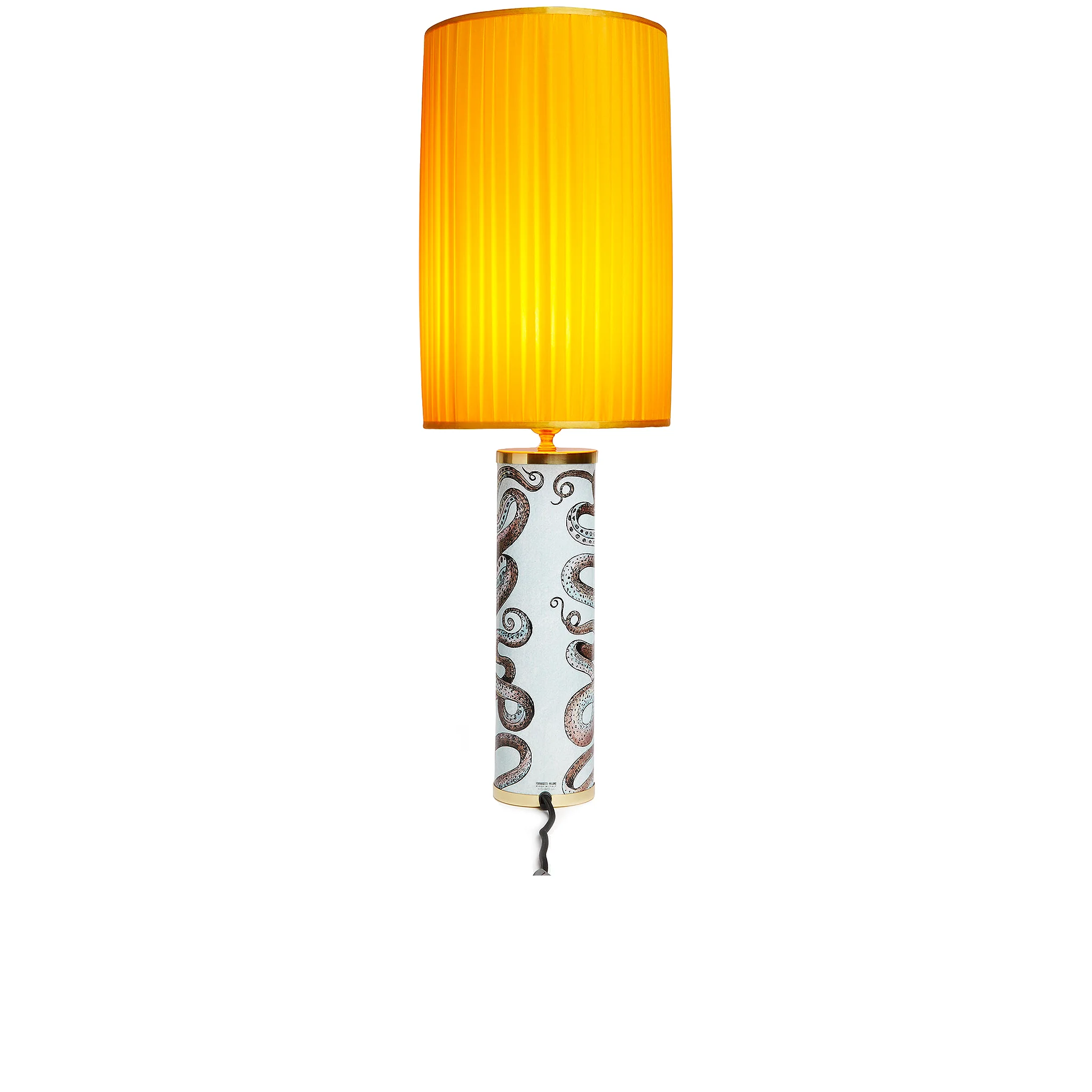 Paralume Cilindrico Plissé Giallo - Fornasetti - Image 2