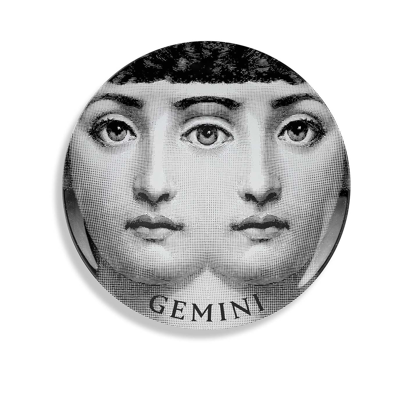 Piatto Zodiaco Gemelli Tema e Variazioni N. 350 - Fornasetti
