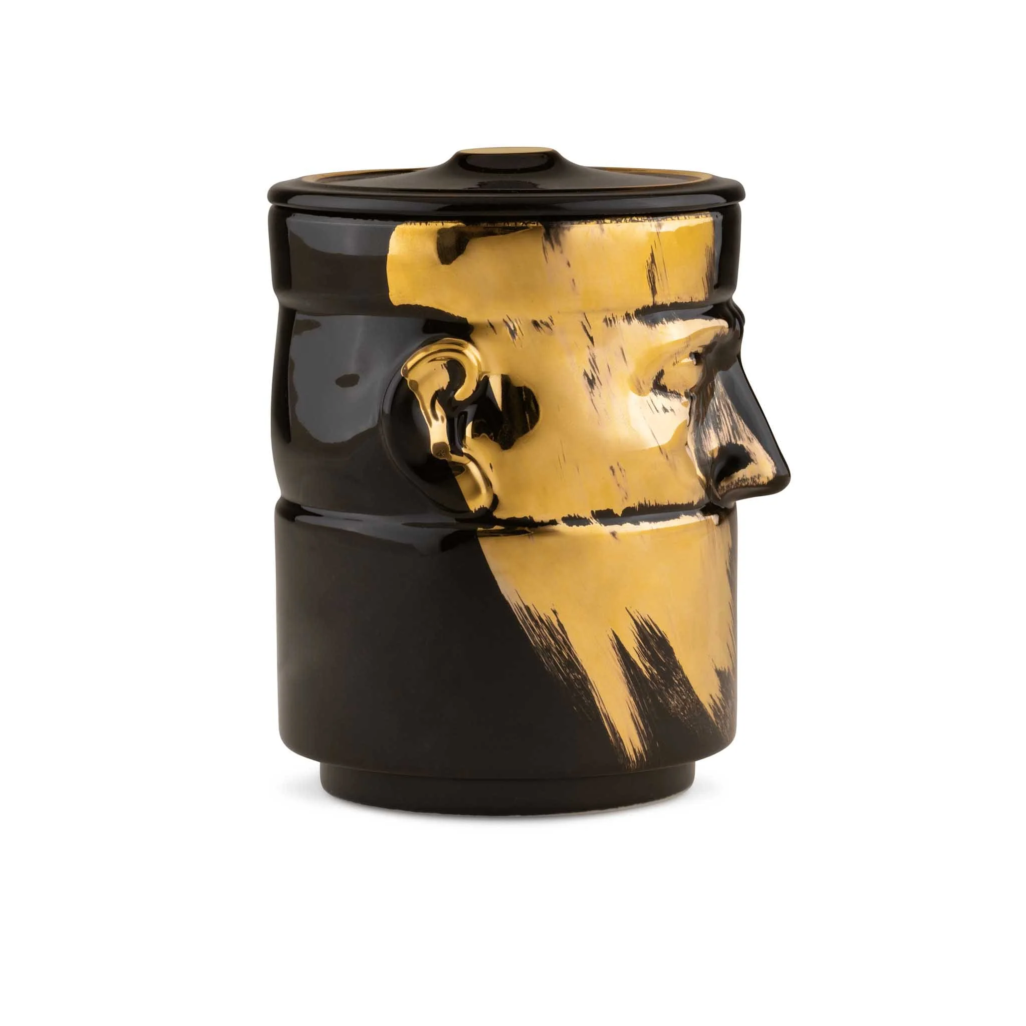 Porta Candela Il Seguace Charcoal/Gold - Ginori - Image 2