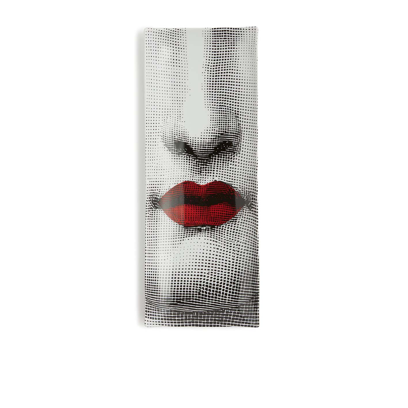 Vassoio rettangolare Red Lips Tema e Variazioni N.397 - Fornasetti