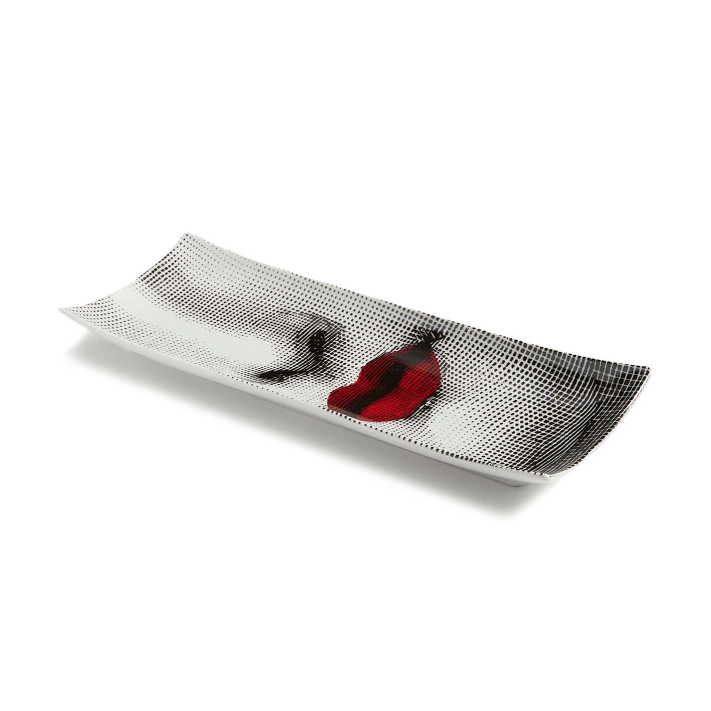 Vassoio rettangolare Red Lips Tema e Variazioni N.397 - Fornasetti - Image 3
